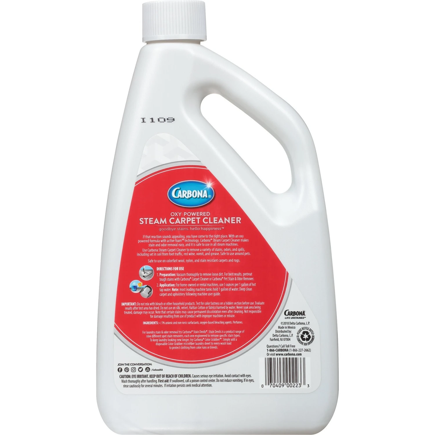 Carbona Oxy Powered Steam Carpet Cleaner, 48-oz Bottle 2 Carbona Oxy Powered Steam Carpet Cleaner, 48-oz Bottle - Image 2
