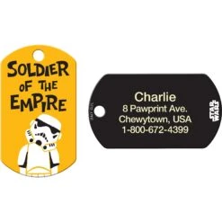 Quick-Tag Star Wars StormTrooper Soldier Of The Empire Military Personalized Dog & Cat ID Tag