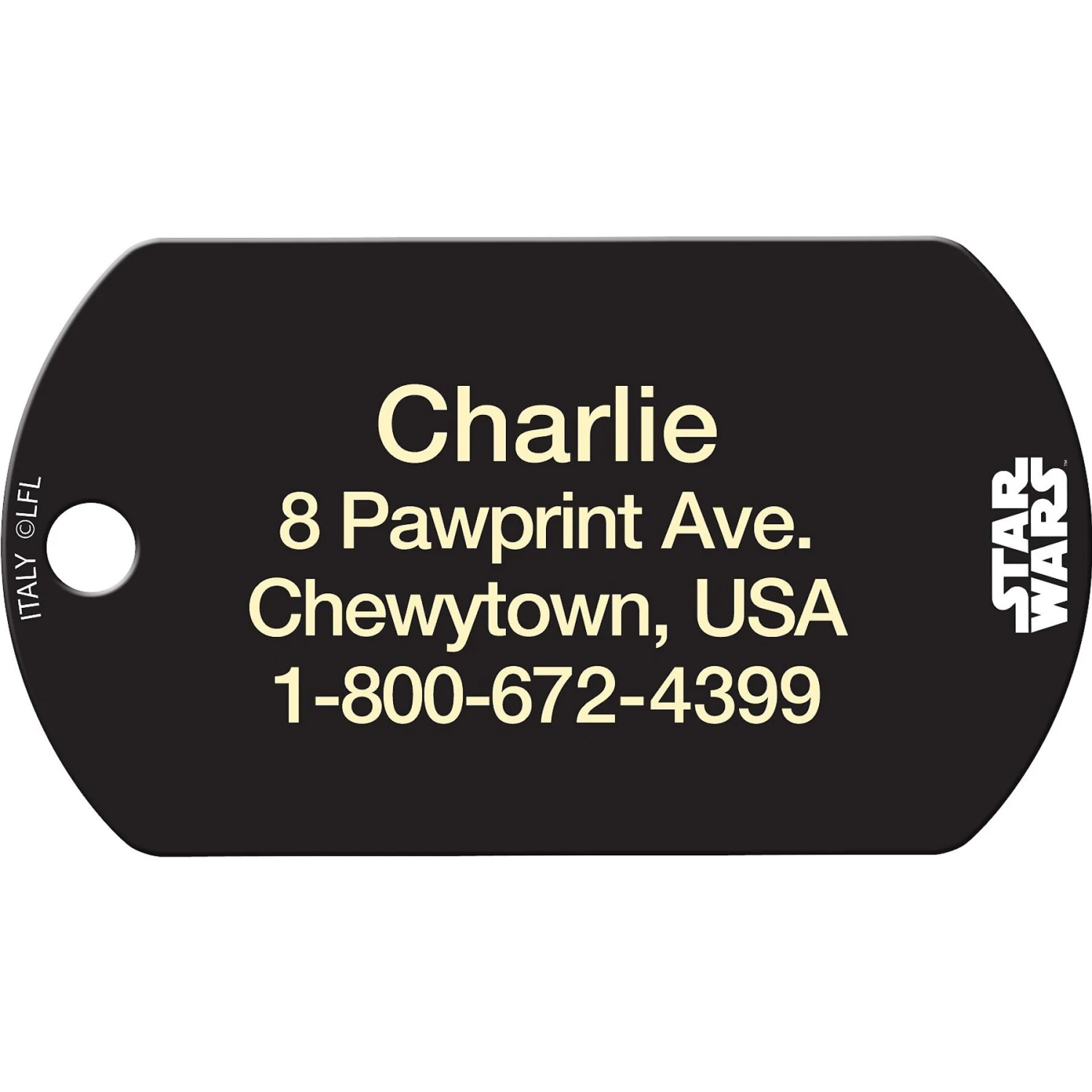 Quick-Tag Star Wars Darth Vader Dark Side Military Personalized Dog & Cat ID Tag 3 Quick-Tag Star Wars Darth Vader Dark Side Military Personalized Dog & Cat ID Tag - Image 3
