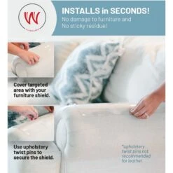 CLAWGUARD Furniture Scratch Shields, 2 Count 12 CLAWGUARD Furniture Scratch Shields, 2 Count -PetSafe Kong Shop 286609 PT4. AC SS1800 V1657656584