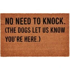 Mud Pie "No Need" Coir Mat