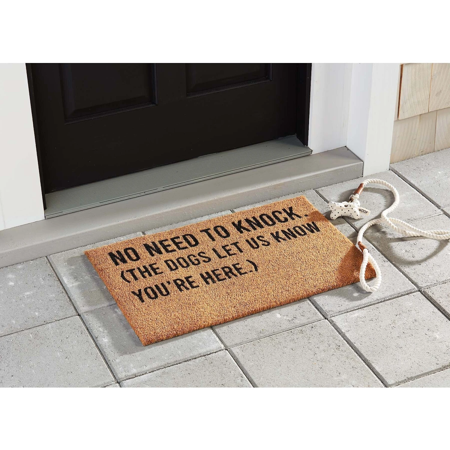 Mud Pie "No Need" Coir Mat 2 Mud Pie "No Need" Coir Mat - Image 2