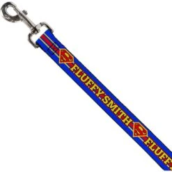 Buckle-Down DC Comics Superman Shield Stripe Personalized Dog Leash