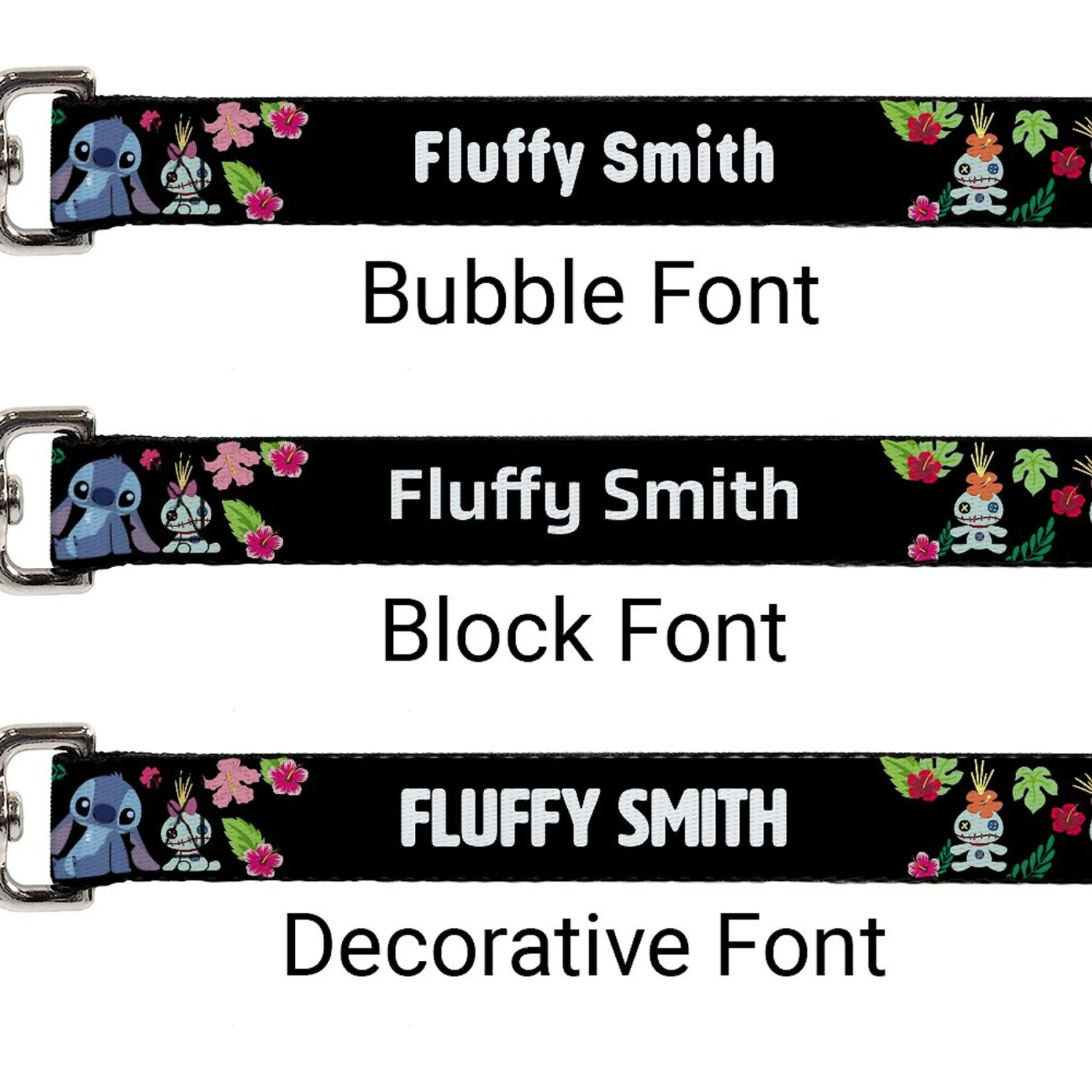 Buckle-Down Disney Lilo & Stitch Ohana Means Family Personalized Dog Leash 2 Buckle-Down Disney Lilo & Stitch Ohana Means Family Personalized Dog Leash - Image 2