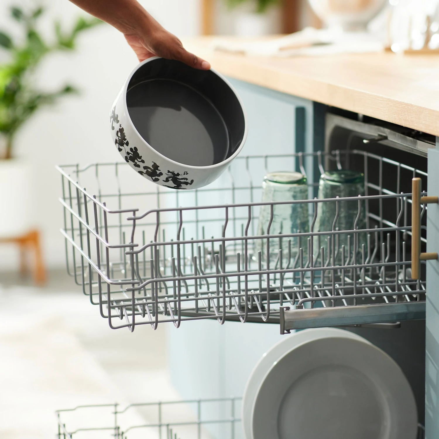 Disney Mickey Mouse Non-Skid Ceramic Dog & Cat Bowl 6 Disney Mickey Mouse Non-Skid Ceramic Dog & Cat Bowl - Image 6