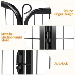 Yaheetech 8-Panel Wire Dog & Cat Exercise Playpen, 26-in W X 32-in H -PetSafe Kong Shop 295096 PT3. AC SS1800 V1692212729