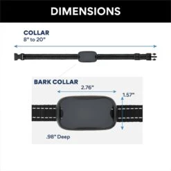 No Shock Rechargeable Bark Collar, Grey -PetSafe Kong Shop 297222 PT3. AC SS1800 V1649475988