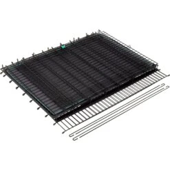 Frisco Heavy Duty Enhanced Lock Sliding Double Door Fold & Carry Wire Dog Crate & Mat Kit, 54 Inch -PetSafe Kong Shop 297463 PT3. AC SS1800 V1633115391