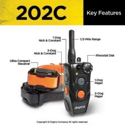 Dogtra 202C Training E-Collar Waterproof One-Handed Operation Dog Remote, 2 Count 10 Dogtra 202C Training E-Collar Waterproof One-Handed Operation Dog Remote, 2 Count -PetSafe Kong Shop 297474 PT3. AC SS1800 V1620914585