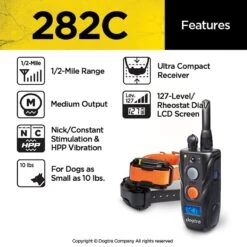 Dogtra Waterproof 127-Level Precise Control LCD Screen Remote Training Dog E-Collar -PetSafe Kong Shop 297476 PT3. AC SS1800 V1620914833