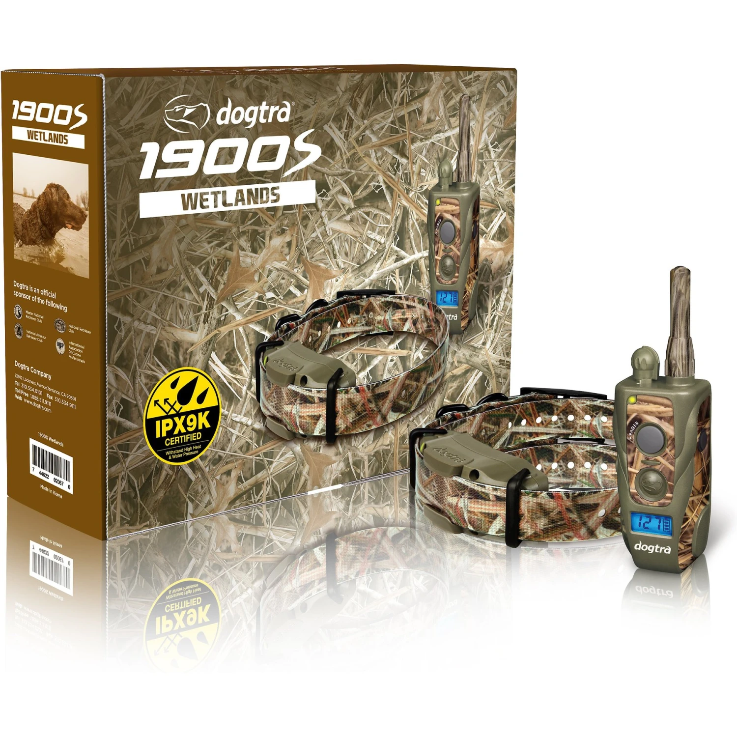 Dogtra 1900S WETLANDS Ergonomic Waterproof High-Output Remote Dog Training E-Collar 1 Dogtra 1900S WETLANDS Ergonomic Waterproof High-Output Remote Dog Training E-Collar