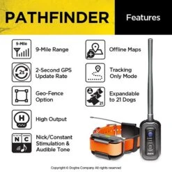 Dogtra PATHFINDER Additional Receiver Expandable Waterproof Smartphone GPS Tracking & Training Dog E-Collar 13 Dogtra PATHFINDER Additional Receiver Expandable Waterproof Smartphone GPS Tracking & Training Dog E-Collar -PetSafe Kong Shop 297487 PT5. AC SS1800 V1626214011