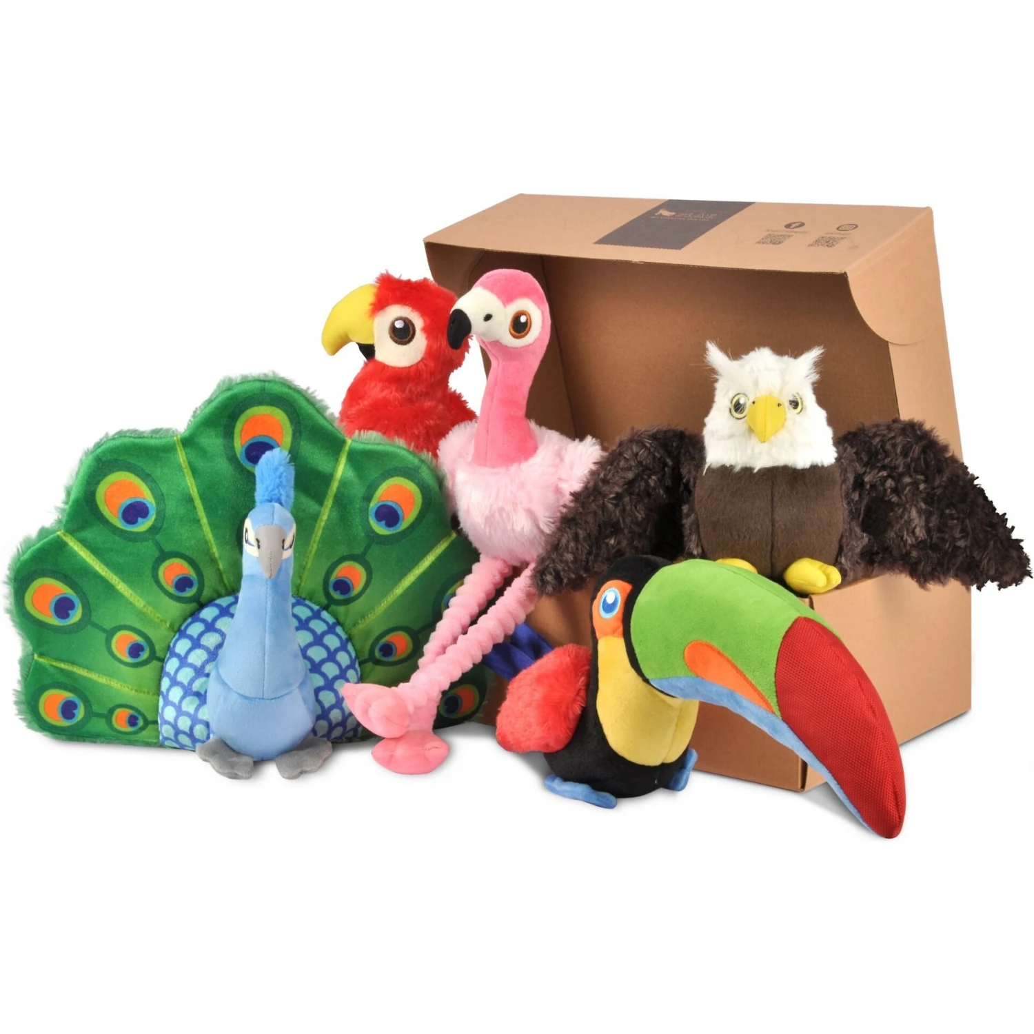 P.L.A.Y. Pet Lifestyle And You Fetching Flock Squeaky Dog Toy, 5 Count 2 P.L.A.Y. Pet Lifestyle And You Fetching Flock Squeaky Dog Toy, 5 Count - Image 2