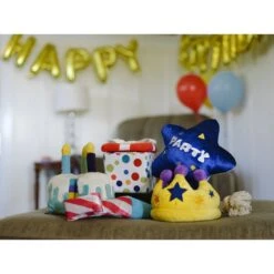 P.L.A.Y. Pet Lifestyle And You Party Time Collection Squeaky Dog Toy, 5 Count -PetSafe Kong Shop 297634 PT2. AC SS1800 V1621032583
