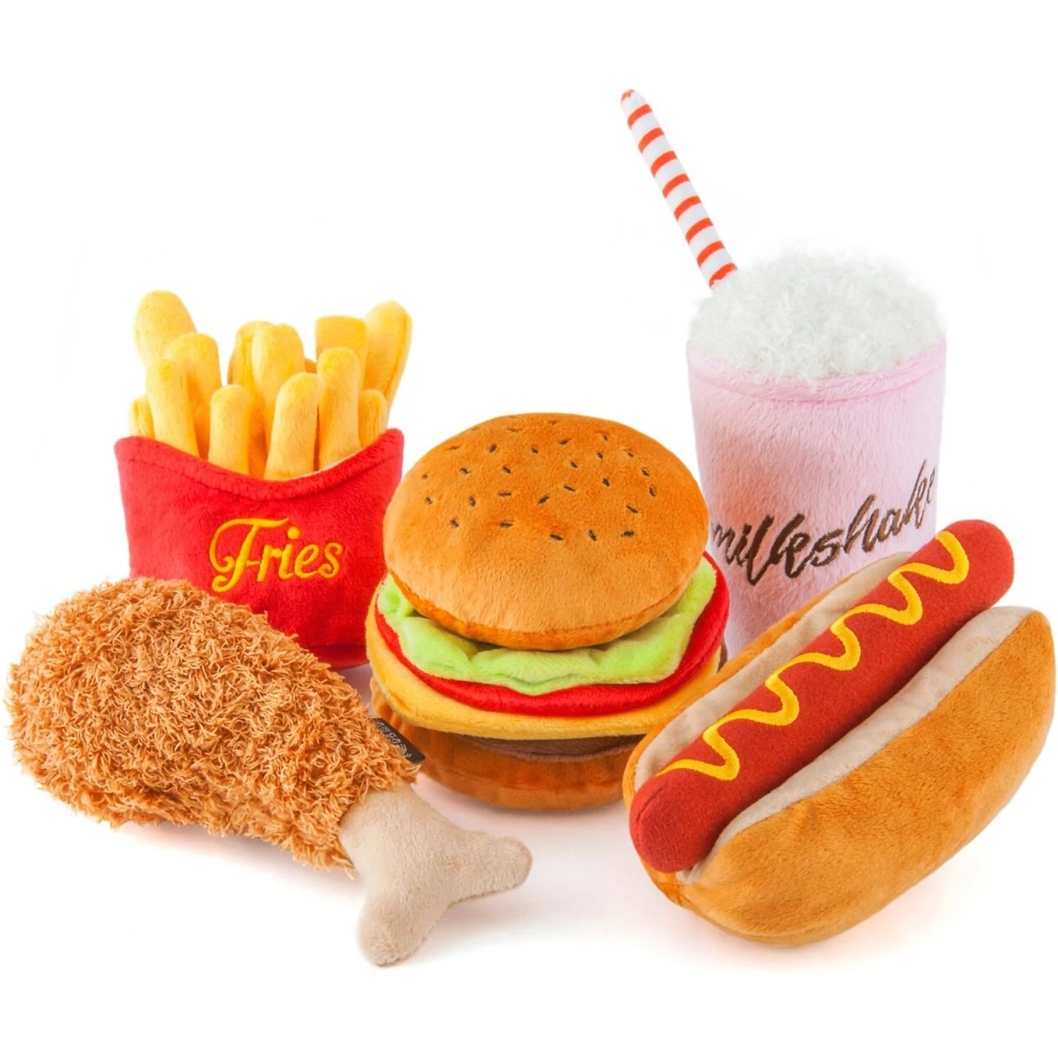 P.L.A.Y. Pet Lifestyle And You American Classic Mini Squeaky Dog Toy, 5 Count 1 P.L.A.Y. Pet Lifestyle And You American Classic Mini Squeaky Dog Toy, 5 Count