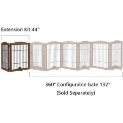 Unipaws 2-Panel Dog Gate Extension -PetSafe Kong Shop 299105 PT4. AC SS1800 V1628020312