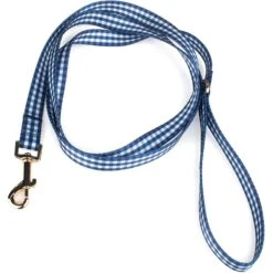 Boulevard Gingham Dog Leash