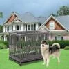 SMONTER Heavy Duty I Shape Dog Crate & Playpen