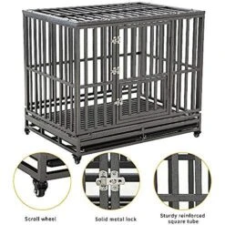 SMONTER Heavy Duty I Shape Dog Crate & Playpen -PetSafe Kong Shop 300214 PT4. AC SS1800 V1622122643
