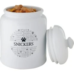 Frisco Ceramic Paw Personalized Treat Jar, 13 Cup, 104oz 9 Frisco Ceramic Paw Personalized Treat Jar, 13 Cup, 104oz -PetSafe Kong Shop 301183 PT3. AC SS1800 V1630552006