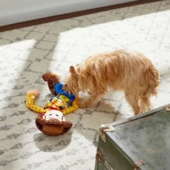 Pixar Woody Bungee Plush Squeaky Dog Toy & Pixar Woody's Boot Plush Squeaky Dog Toy -PetSafe Kong Shop 302550 PT3. AC SS1800 V1623073659