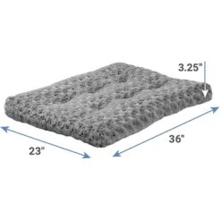 MidWest ICrate Fold & Carry Single Door Collapsible Wire Dog Crate & MidWest Quiet Time Ombre Swirl Dog Crate Mat -PetSafe Kong Shop 302930 PT6. AC SS1800 V1623067358