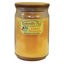 Thompson's Candle Co. Island Blossoms Scented Friendly Pet Candle