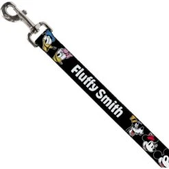 Buckle-Down Disney The Sensational Six Smiling Faces Personalized Dog Leash