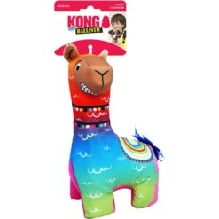 KONG Ballistic Vibez Llamas Squeaky Plush Dog Toy -PetSafe Kong Shop 308799 PT3. AC SS1800 V1633034037