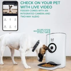 Arf Pets Smart Automatic Wi-Fi Enabled Pet Feeder With HD Camera 9 Arf Pets Smart Automatic Wi-Fi Enabled Pet Feeder With HD Camera -PetSafe Kong Shop 311130 PT2. AC SS1800 V1631763082