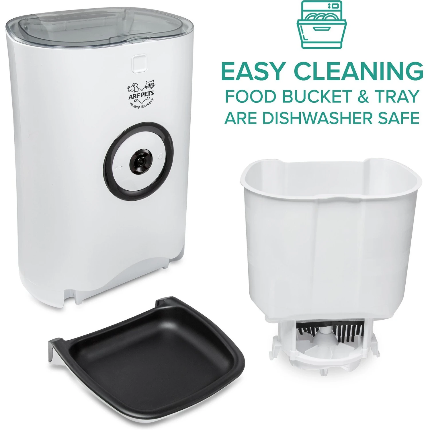 Arf Pets Smart Automatic Wi-Fi Enabled Pet Feeder With HD Camera 6 Arf Pets Smart Automatic Wi-Fi Enabled Pet Feeder With HD Camera - Image 6