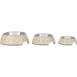 Frisco Circle Design Stainless Steel Dog & Cat Bowl -PetSafe Kong Shop 311969 PT4. AC SS1800 V1642542053