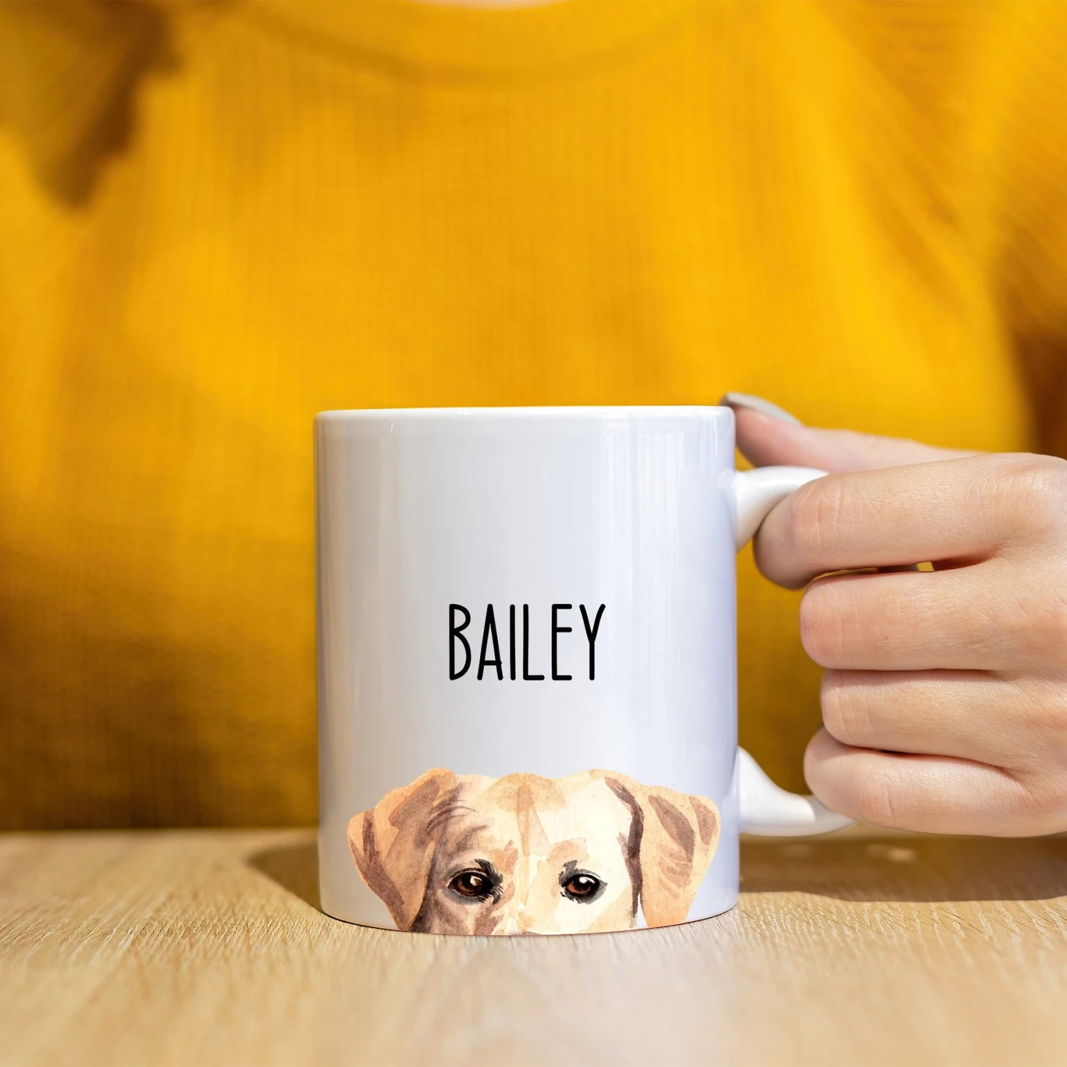 904 Custom Personalized Dog Breed Coffee Mug, 11-oz 2 904 Custom Personalized Dog Breed Coffee Mug, 11-oz - Image 2