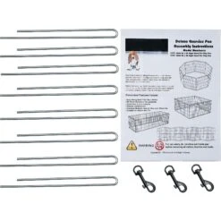 Pet Adobe 8-Panel Folding Metal Dog & Cat Playpen 10 Pet Adobe 8-Panel Folding Metal Dog & Cat Playpen -PetSafe Kong Shop 315023 PT2. AC SS1800 V1626392816