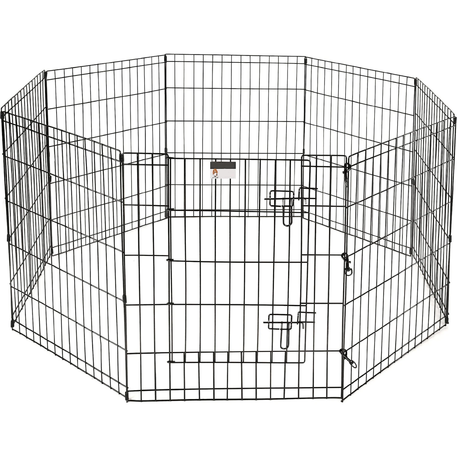 Pet Adobe 8-Panel Folding Metal Dog & Cat Playpen 5 Pet Adobe 8-Panel Folding Metal Dog & Cat Playpen - Image 5