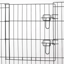Pet Adobe 8-Panel Folding Metal Dog & Cat Playpen & Door -PetSafe Kong Shop 315027 PT6. AC SS1800 V1626391315