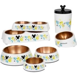 Disney Mickey Mouse Lemons Slanted Elevated Stainless Steel Dog & Cat Bowl, 1.5 Cup 13 Disney Mickey Mouse Lemons Slanted Elevated Stainless Steel Dog & Cat Bowl, 1.5 Cup -PetSafe Kong Shop 315304 PT8. AC SS1800 V1647288783