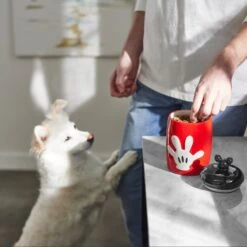 Disney Mickey Mouse Ceramic Dog & Cat Treat Jar -PetSafe Kong Shop 315367 PT2. AC SS1800 V1647282748