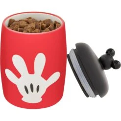 Disney Mickey Mouse Ceramic Dog & Cat Treat Jar -PetSafe Kong Shop 315367 PT4. AC SS1800 V1646327678