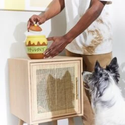 Disney Winnie The Pooh Ceramic Dog & Cat Treat Jar -PetSafe Kong Shop 315369 PT2. AC SS1800 V1647281658