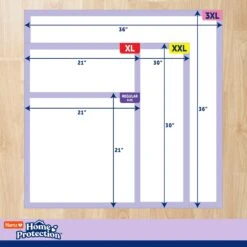 Hartz Home Protection No Odor No Leaks Lavendar Scented 3X-Large Dog Pads -PetSafe Kong Shop 315476 PT6. AC SS1800 V1689018359