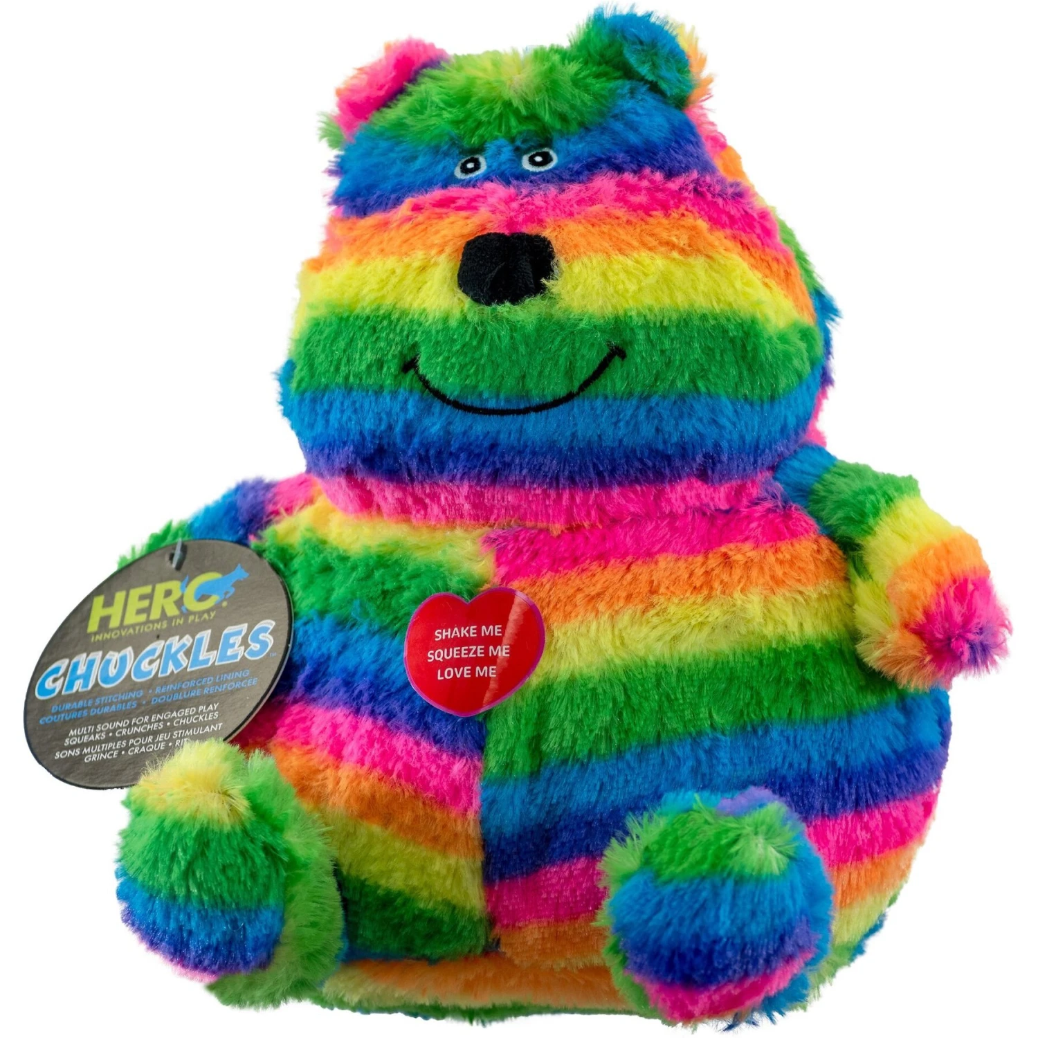 Caitec Chuckle Bellies Bear Dog Toy 1 Caitec Chuckle Bellies Bear Dog Toy