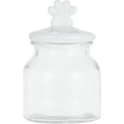 Amici Pet Cosmopawliton Glass Dog Treat Jar