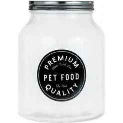 Amici Pet Venice Premium Pet Glass Dog Treat Canister