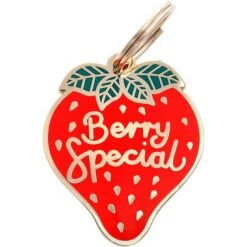 Two Tails Pet Company Personalized Berry Special Dog & Cat ID Tag