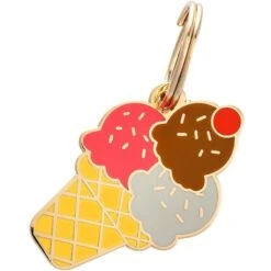 Two Tails Pet Company Personalized Ice Cream Dog & Cat ID Tag