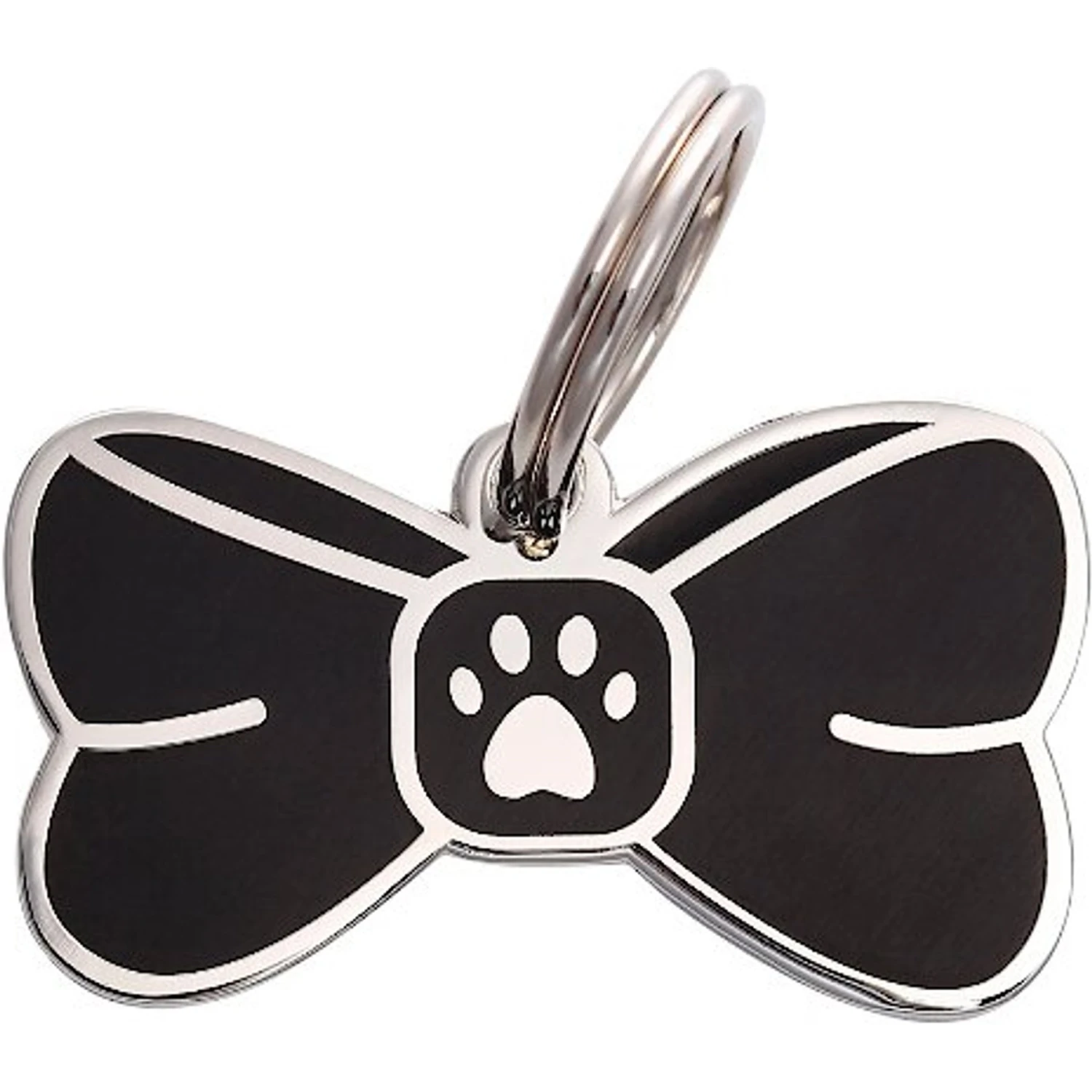 Two Tails Pet Company Personalized Bowtie Dog & Cat ID Tag 1 Two Tails Pet Company Personalized Bowtie Dog & Cat ID Tag