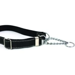 Euro-Dog Luxury Leather Martingale Dog Collar -PetSafe Kong Shop 318023 PT1. AC SS1800 V1633572420