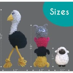 Rocket & Rex Squeakers, Rope & Plush Dog Toy Gift Set, 3 Count -PetSafe Kong Shop 318047 PT4. AC SS1800 V1632182797