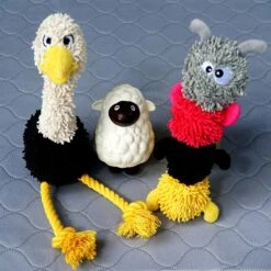 Rocket & Rex Squeakers, Rope & Plush Dog Toy Gift Set, 3 Count -PetSafe Kong Shop 318047 PT5. AC SS1800 V1632174395